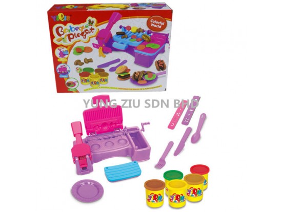 H1274008#881B#COLOURS DOUGH(BARBEQUE PLAY SET)